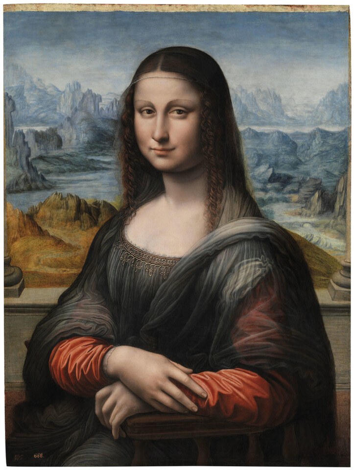 Anónimo Anónimo (Taller de Leonardo da Vinci) / 'La Gioconda o Mona Lisa', 1503-1516, Óleo sobre tabla, 76,3 x 57 cm., P00504. Credit: Album / Joseph Martín