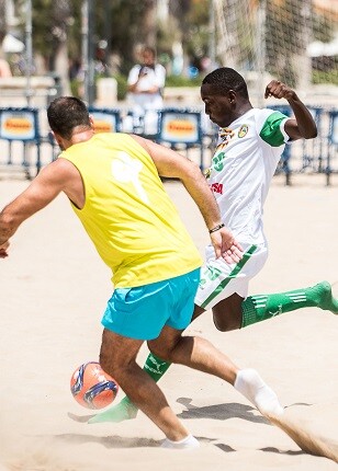 Fútbol playa.