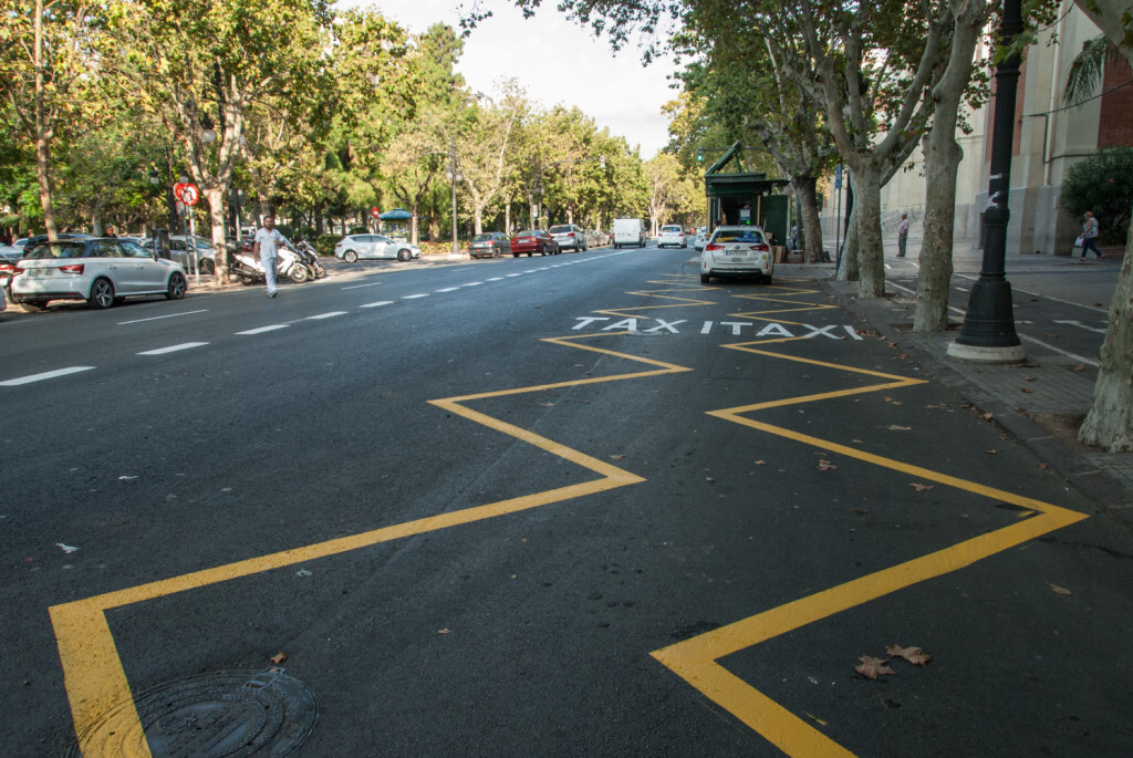0831 Carril EMT-taxi Blasco Ibáñez 2