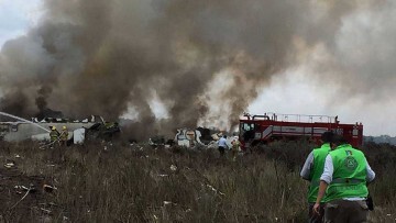 Avion se estrella en Durango Mexico