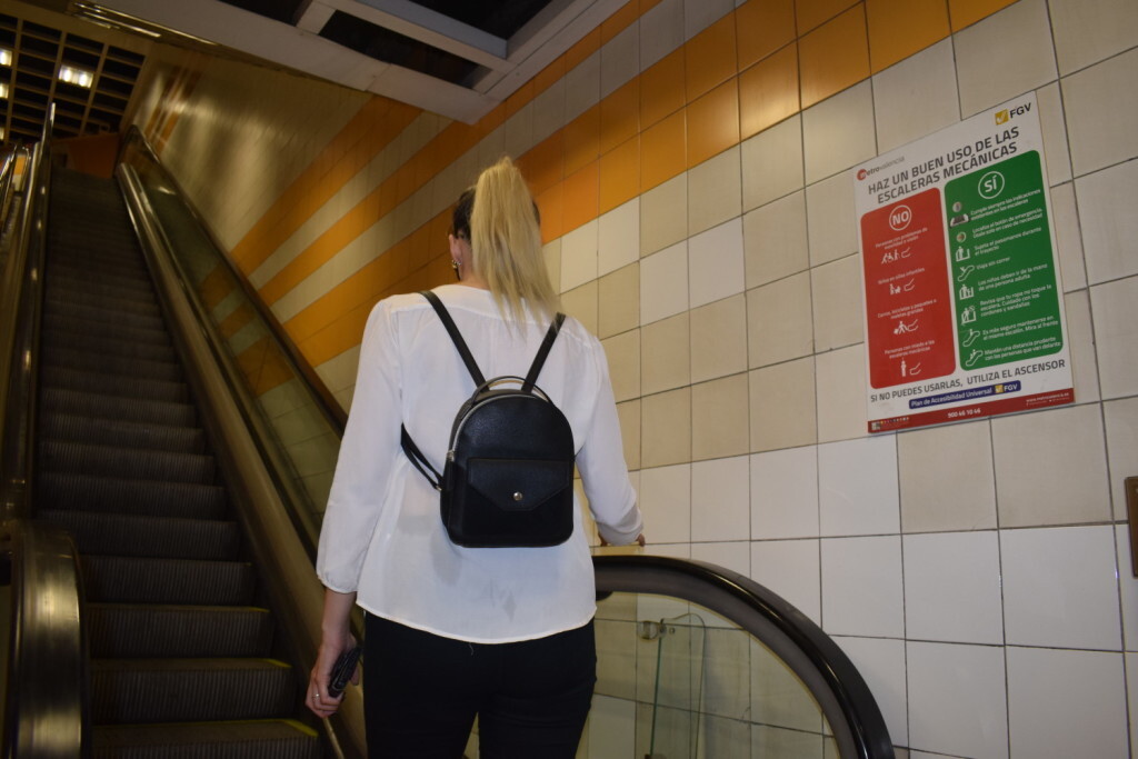FGV reduce un 20 los accidentes en las escaleras mecánicas de la red de Metrovalencia