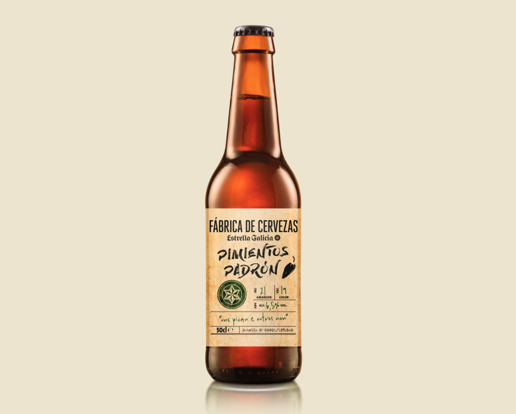Fábrica de Cervezas Estrella Galicia de Pimientos de Padrón