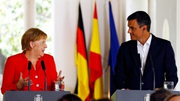 Sanchez y Merkel