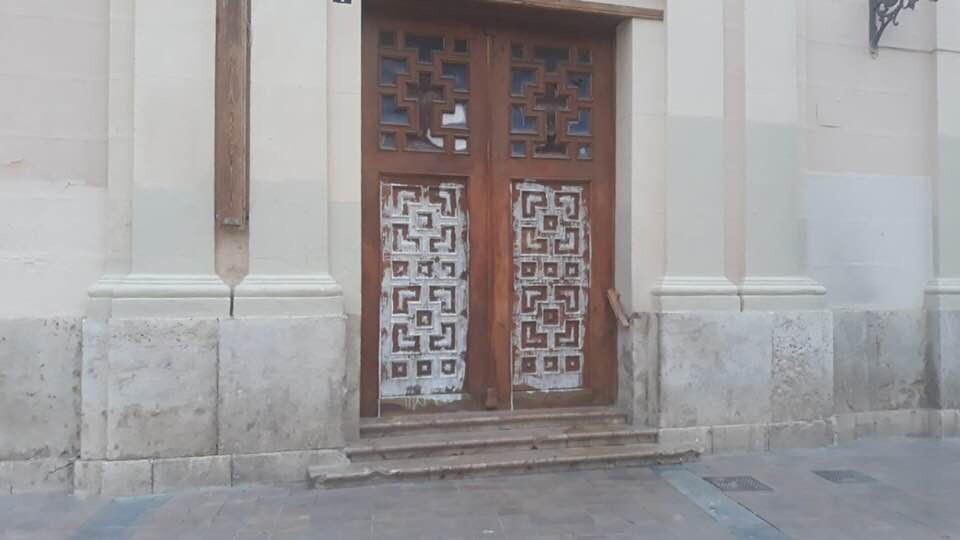 pintadas iglesia Benimaclet 2