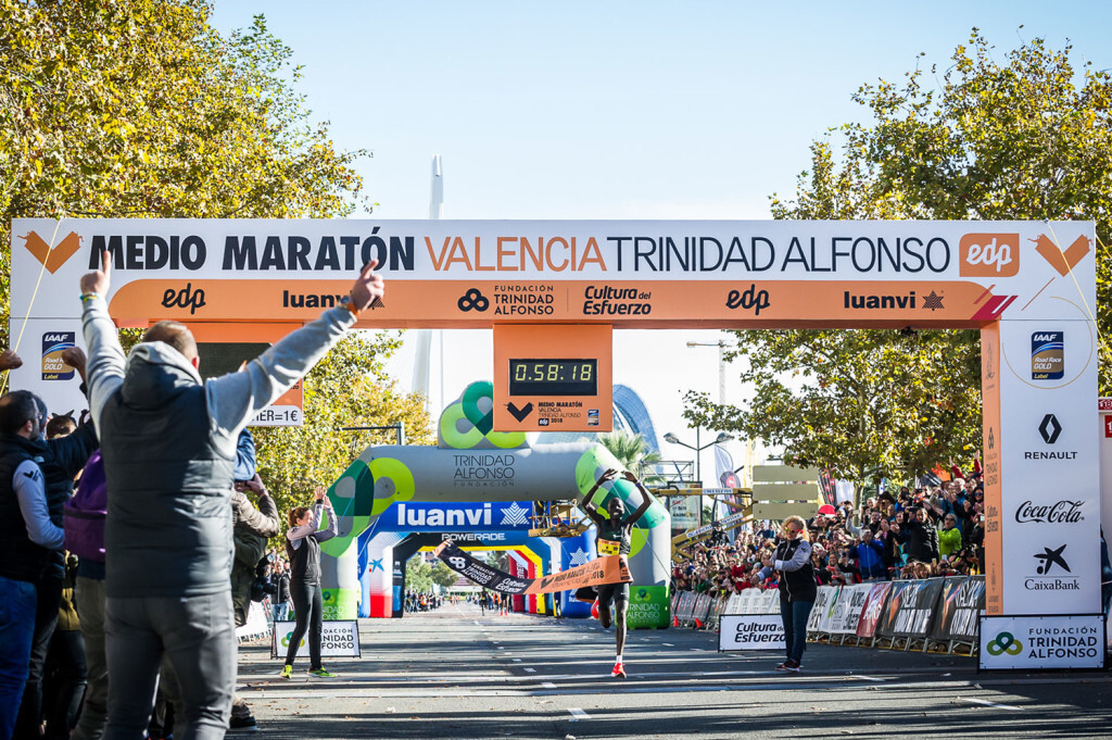 Foto record del mundo Abraham Kiptum