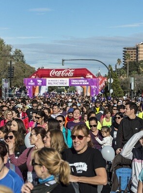 Marcha contra la violencia de género.