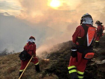 Incendio en Cantabria 2