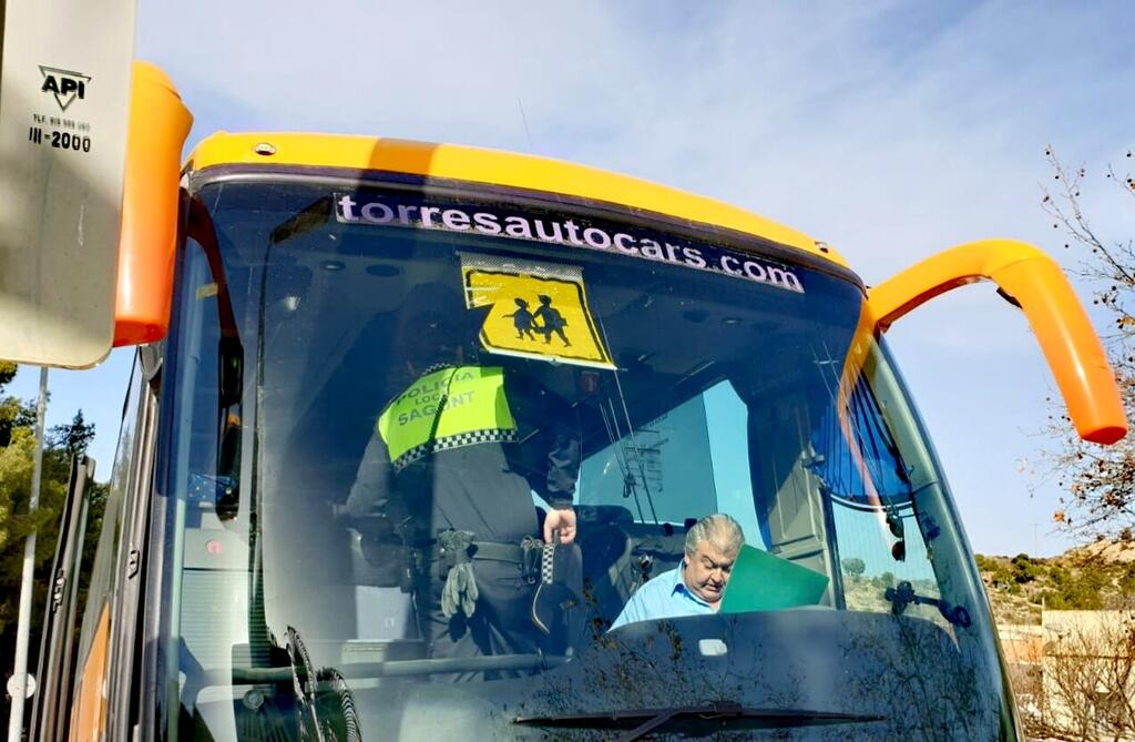 Campaña Policía Local transporte escolar