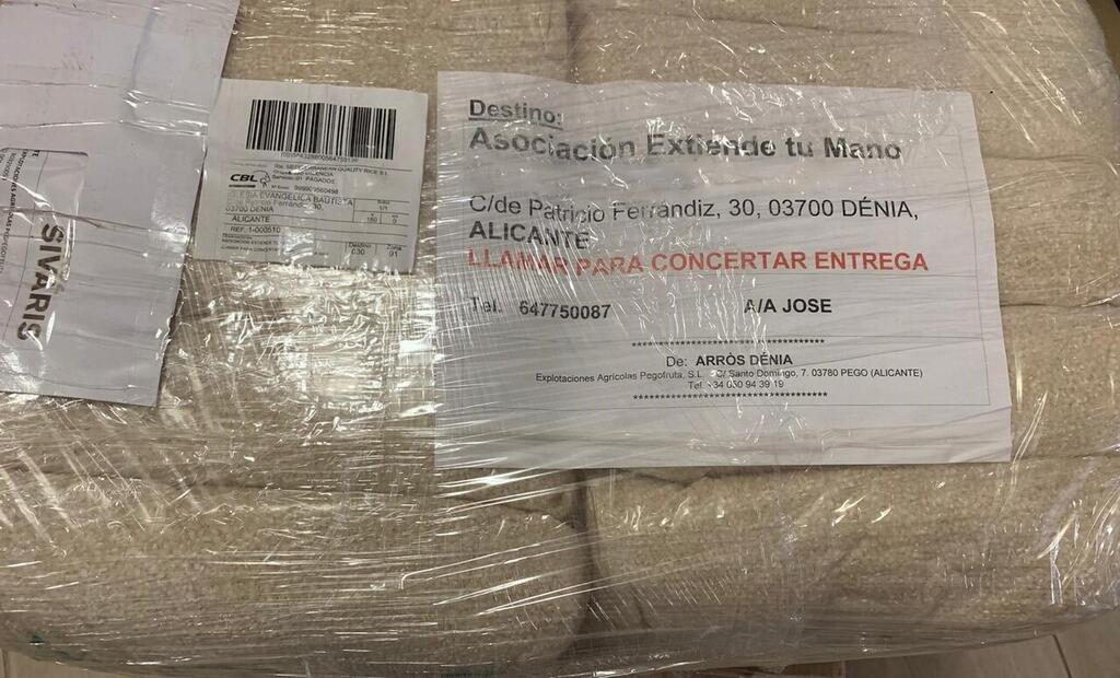 4. Arrós Dènia para Cruz Roja y Asociación Extiende tu mano