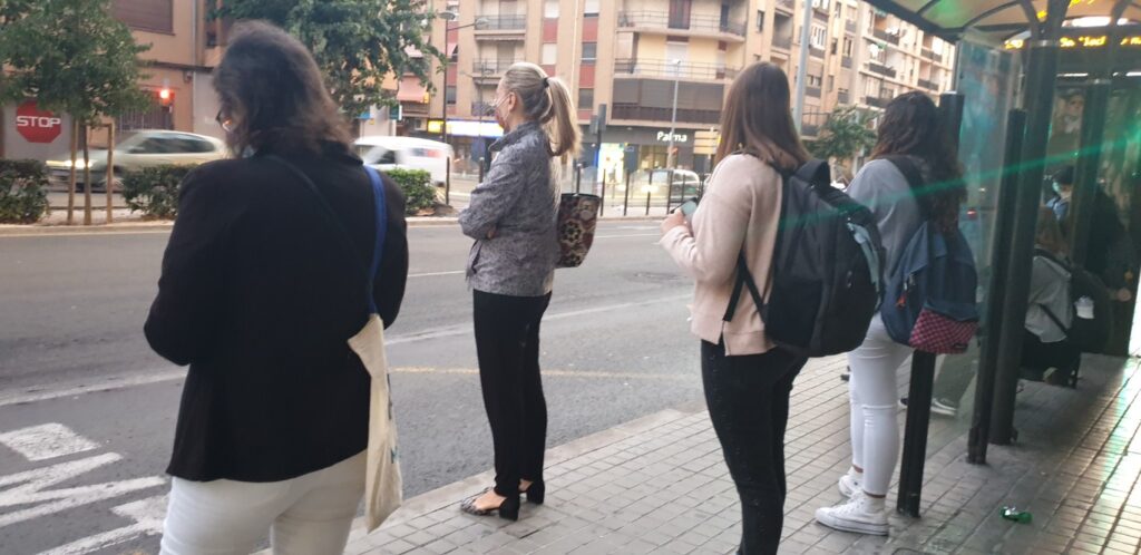 parada autobus Mediana 1