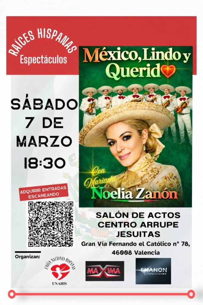 Noelia Zanón llega a Valencia con doble plan esta semana: entrevista en La Jungla Radio y show “México, Lindo y Querido” con mariachi 2 WhatsApp Image 2026 03 04 at 15.20.38