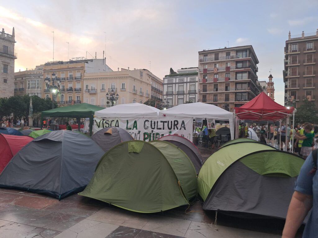 protesta educativa en Valencia 1