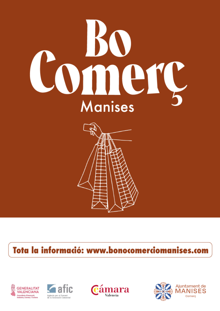 Manises reactiva el Bono Comercio con descuentos del 50% para impulsar las compras en el comercio local 2 2026 08 15 Bo comerc Manises