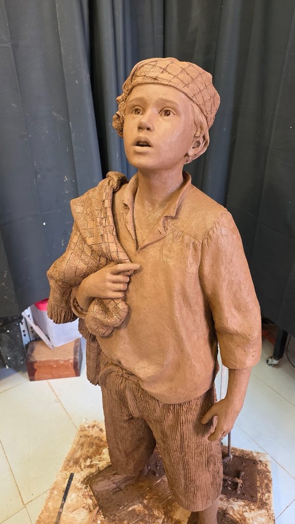 Dos personajes de Blasco Ibáñez aparecerán en la plaza del Mercat: así será la nueva ruta de esculturas de Valencia 7 Dona Manuela y el nino aragones de ‘Arroz y tartana 5