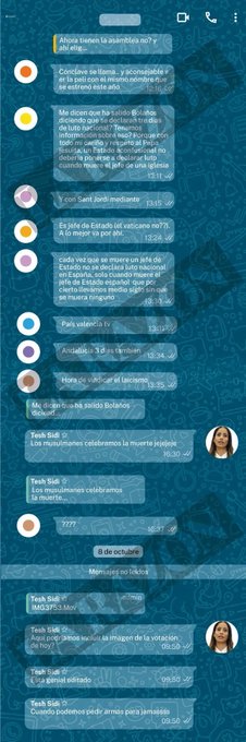 Tesh Sidi, número dos de Frente Amplio, en el centro de la polémica por sus supuestos mensajes sobre la muerte del Papa y Hamás 2 HVjdQmZXIAAEvEV 1